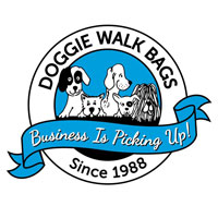 Doggie Walk - Blue Non Tie Handle Refill - 4 Rolls